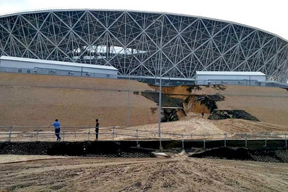 Оценен ущерб подтопленному ливнем стадиону чемпионата мира