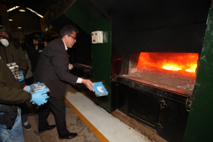 Почти 400 килограммов «посольского кокаина» сожгли в крематории