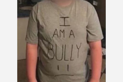 Мать заставила сына носить позорную футболку и навлекла гнев других родителей