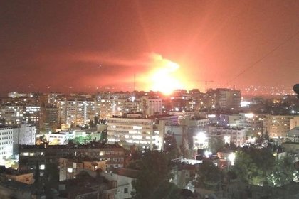 Ракетный обстрел Дамаска оказался «коротким замыканием» на складе боеприпасов