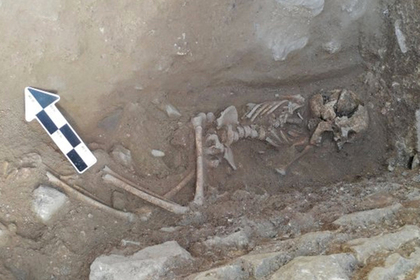 Найдены загадочные останки ребенка-«вампира»