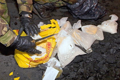 ФСБ изъяла около 150 килограммов героина в Московской области
