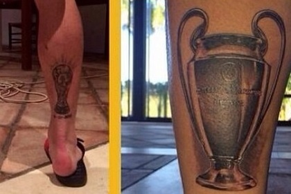 Футболист «Реала» сделал татуировку в честь победы в Лиге чемпионов
