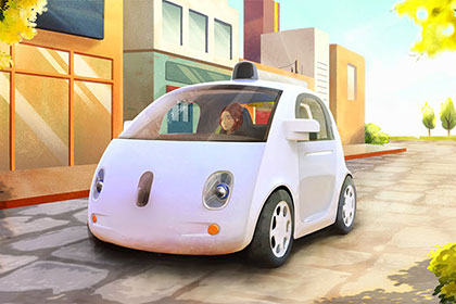 Пользователи сядут на беспилотные автомобили Google через пару лет