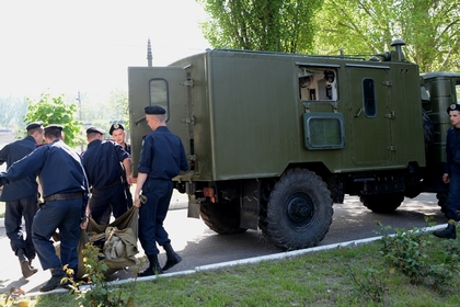 В Донецке сообщили о взрыве грузовика и гибели более 30 ополченцев