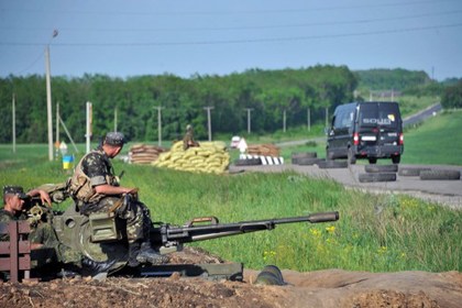 Близ Краматорска ополченцы подбили четыре украинских БТР