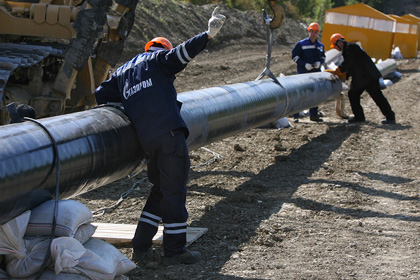 «Газпром» начнет строить газопровод в Китай в августе