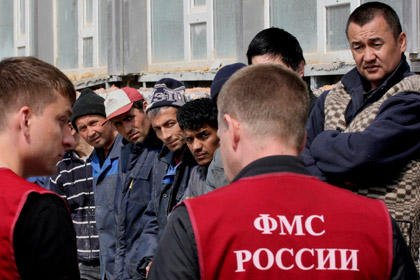 Миграционная служба провела масштабный рейд по стройкам «Москва-Сити»