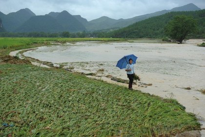 От наводнений в Китае пострадали 60 тысяч человек