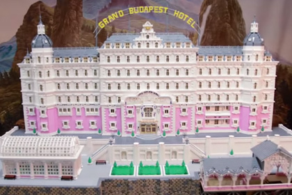 Отель «Гранд Будапешт» собрали из «Лего»