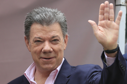 Президента Колумбии переизбрали на второй срок