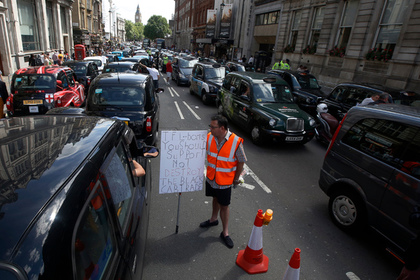 Спрос на онлайн-сервис Uber вырос почти в десять раз после забастовки лондонских таксистов
