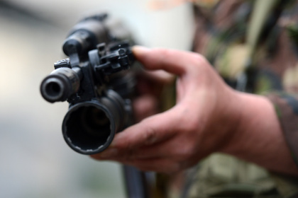 В Луганске ополченцы атаковали военную часть Нацгвардии Украины