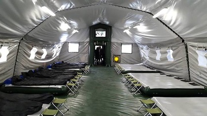 Аваков представил в Facebook новые палатки для Нацгвардии