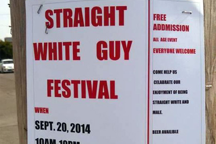 В США решили провести фестиваль для белых гетеросексуалов