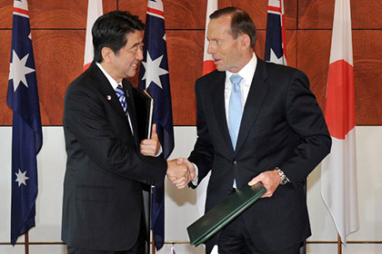 Япония и Австралия договорились о военно-техническом сотрудничестве