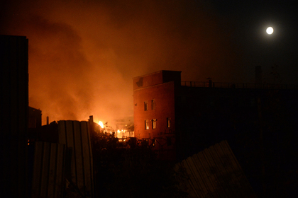 Пожар на заводе «Серп и молот» ликвидировали