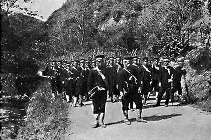 1914. Японские передовые отряды в двадцати верстах от Циндао