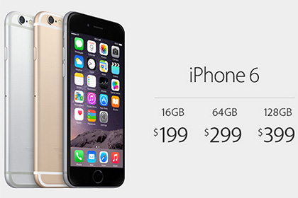 Apple объявила цены на iPhone 6 в России