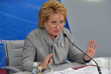 Матвиенко допустила ответные санкции против Запада