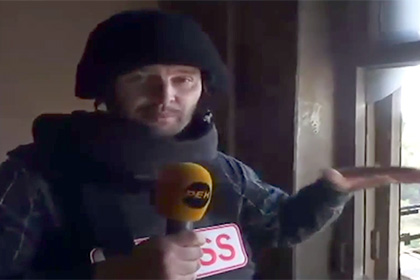 РЕН-ТВ сообщил об обстреле своего репортера в районе аэропорта Донецка