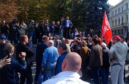 В городах Украины прошли митинги против войны