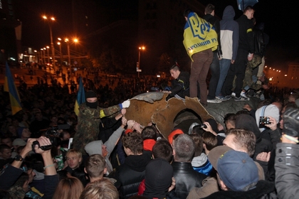 В Харькове разогнали сторонников восстановления памятника Ленину