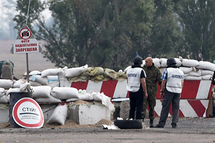 В ОБСЕ сообщили об обстреле наблюдателей в Донбассе