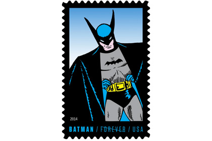 В США выпустят юбилейные почтовые марки с Бэтменом