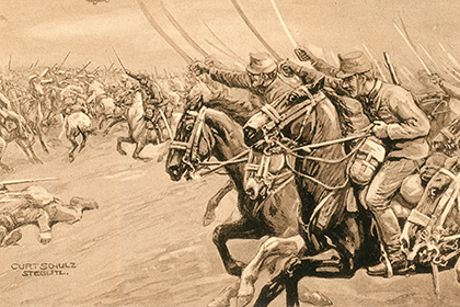 1914. Австрийская пехота наступала плечом к плечу, во весь рост