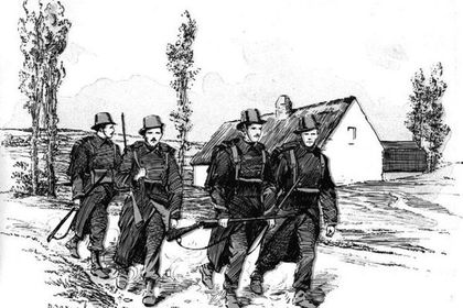 1914. Русский отряд Арнольда Левинсона храбро сражается в Бельгии