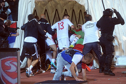 Албании присудили поражение в скандальном матче с Сербией