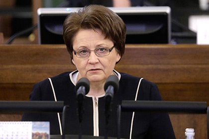 Премьер Латвии отвергла союз с партией Ушакова
