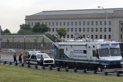 Стоянку возле Пентагона оцепили из-за опасений перед лихорадкой Эбола