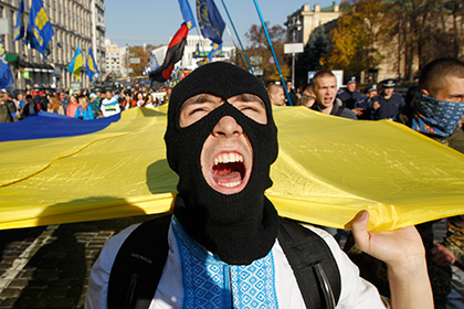 В Киеве устроили марш в честь УПА