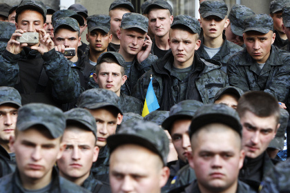 Военнослужащие Нацгвардии Украины прекратили акцию протеста