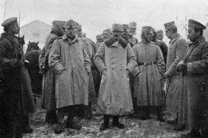 1914. В Петроград прибыла партия военнопленных германцев