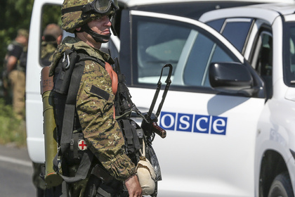 В ОБСЕ заявили об обстреле наблюдателей украинскими военными