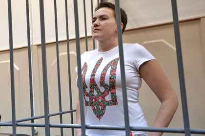 Летчица Савченко объявила голодовку из-за воспаленного уха