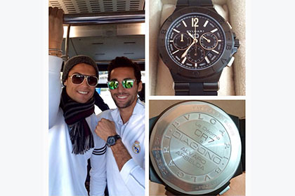 Роналду потратил 150 тысяч евро на часы для одноклубников