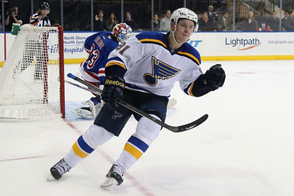 Россиянин Тарасенко стал лучшим хоккеистом игрового дня в НХЛ
