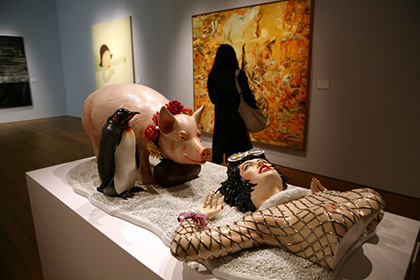 Скульптуру Джеффа Кунса убрали с выставки из-за обвинений в плагиате