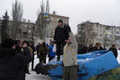 В Днепропетровской области снесли памятник Ленину
