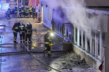В шведской мечети произошел пожар
