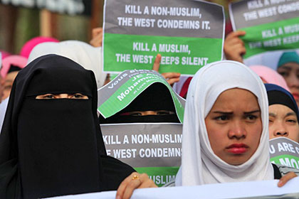 На Филиппинах прошел митинг против Charlie Hebdo