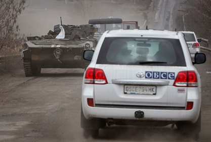 В ОБСЕ заявили о 70 нарушениях перемирия на Украине за сутки
