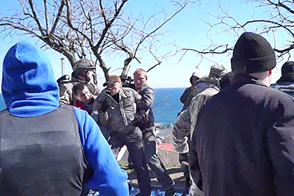 Одесская «Самооборона» подралась с охранниками на стройке