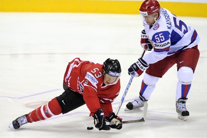 Шайба российского хоккеиста вошла в пятерку лучших на чемпионатах мира