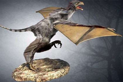 У динозавра с самым коротким именем нашли крылья летучей мыши