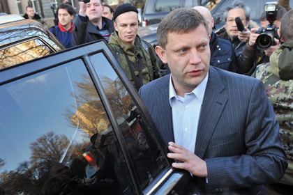 Захарченко обвинил Киев в намерении превратить Украину в кладбище